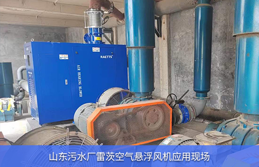 山東污水廠使用55kw雷茨空氣懸浮風機